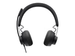 Logitech Zone Wired Noise Canceling Stereo Computer Headset, Over-the-Head, Graphite (981-000876)