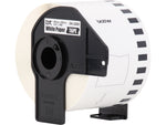 Brother DK-2205 Wide Width Continuous Paper Labels, 2-4/10" x 100', Black on White, 3 Rolls/Box (DK-22053PK)