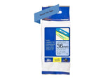Brother TZE-561 Label Maker Tape, 1.42"W, Black on Blue