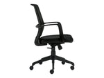 Offices To go Mesh Back Luxhide Conference Chair, Black (OTG13026B)