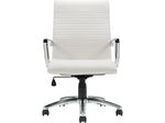 Offices To go Luxhide Executive Chair, White (OTG11730BL28)