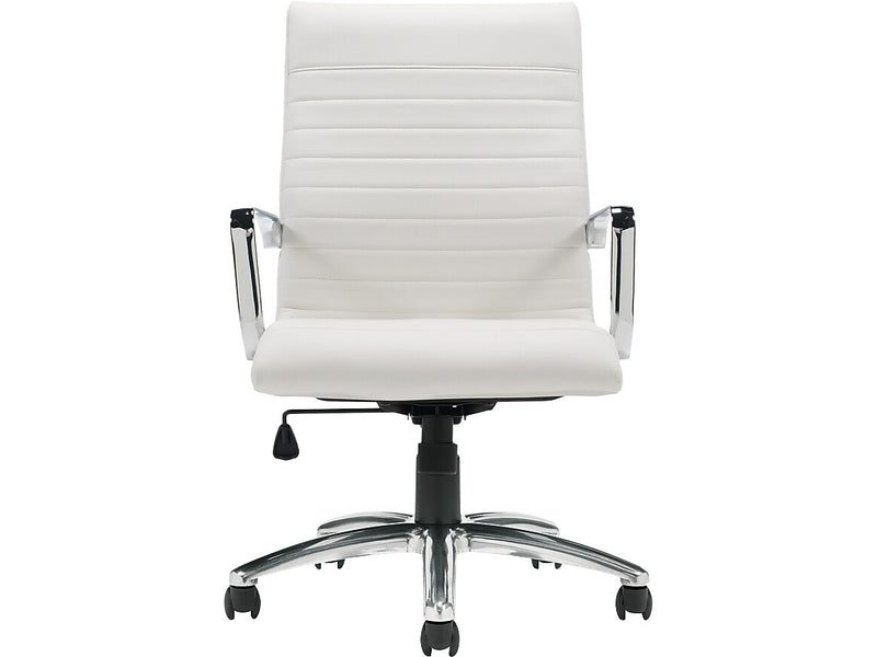 Offices To go Luxhide Executive Chair, White (OTG11730BL28)