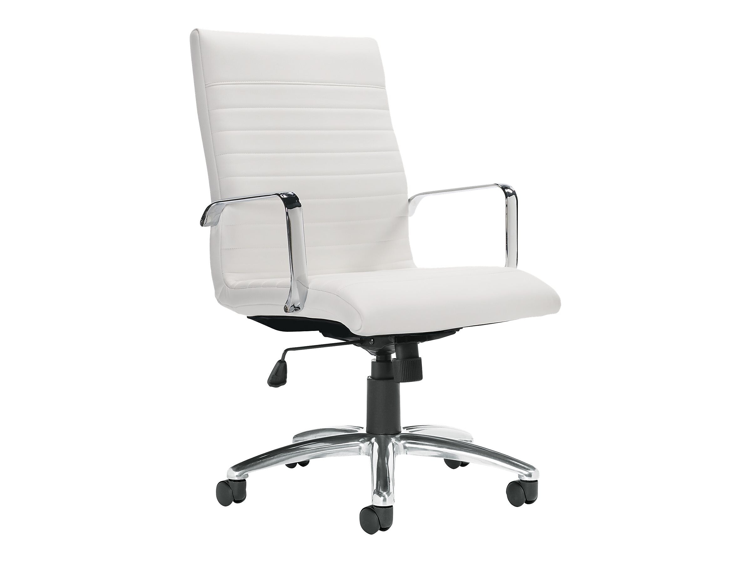 Offices To go Luxhide Executive Chair, White (OTG11730BL28)