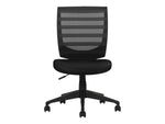 Offices To go Mesh Back Fabric Task Chair, Black (OTG11922B)