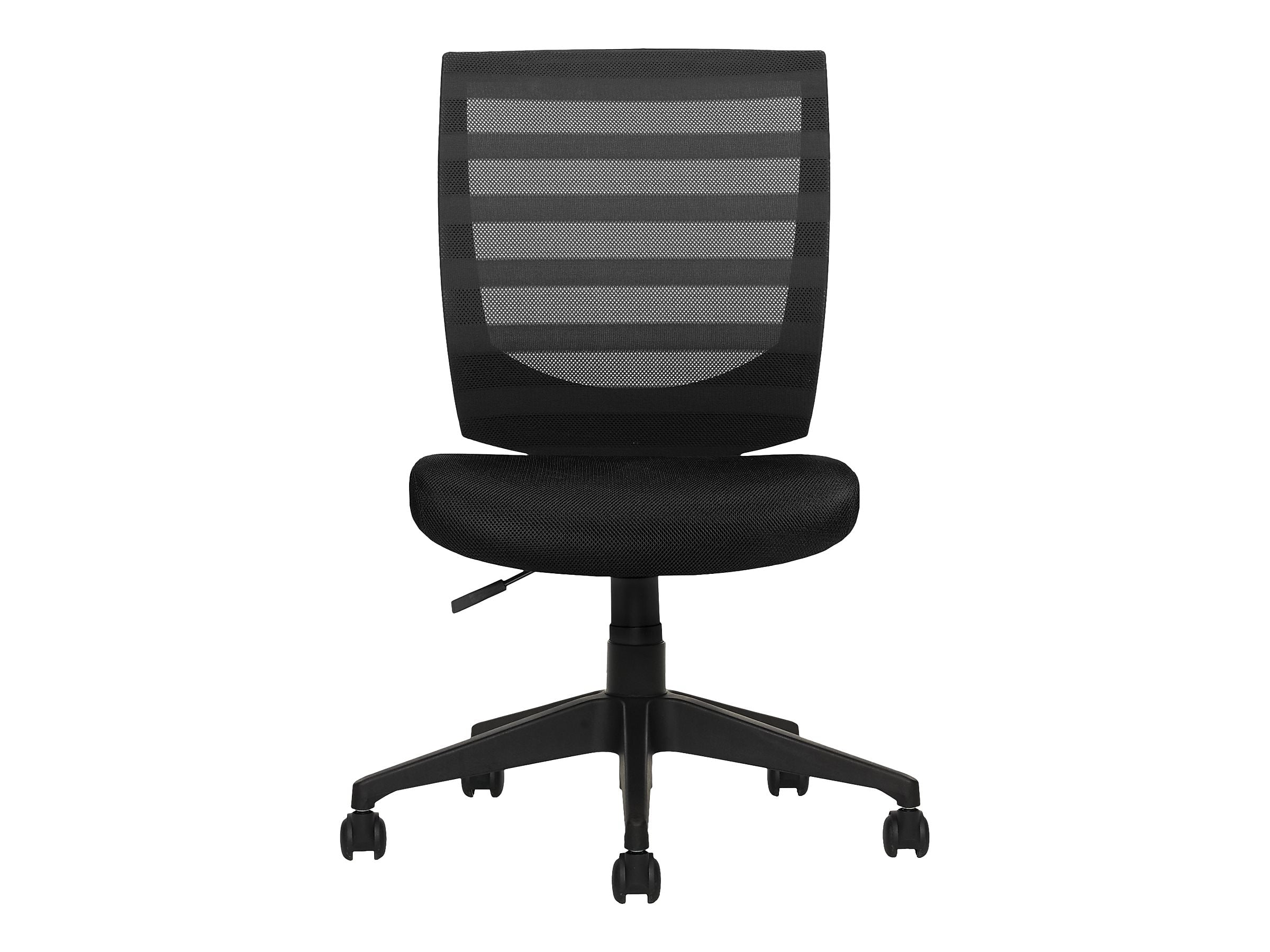 Offices To go Mesh Back Fabric Task Chair, Black (OTG11922B)