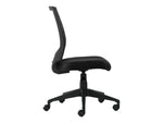 Offices To go Mesh Back Fabric Task Chair, Black (OTG11922B)