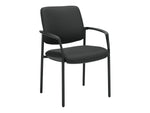 Offices To Go Mixed Materials Guest Chair, Black (OTG3918)