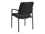 Offices To Go Mixed Materials Guest Chair, Black (OTG3918)